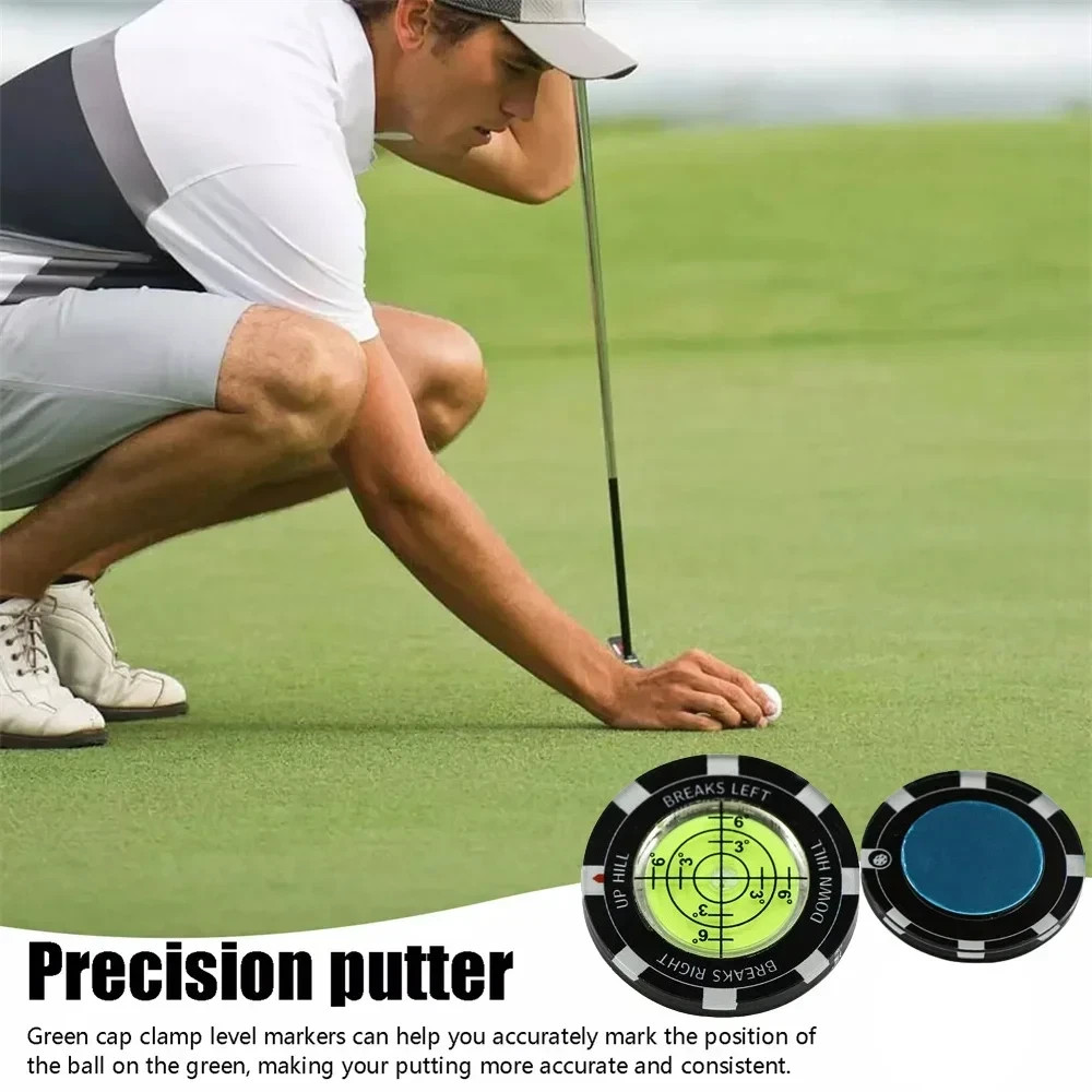 Golf Putting Aid Ball Marker Slope Reader Precision Green Training Tool
