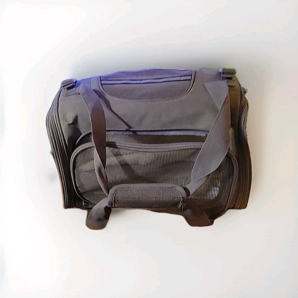 Premium plush pet carrier