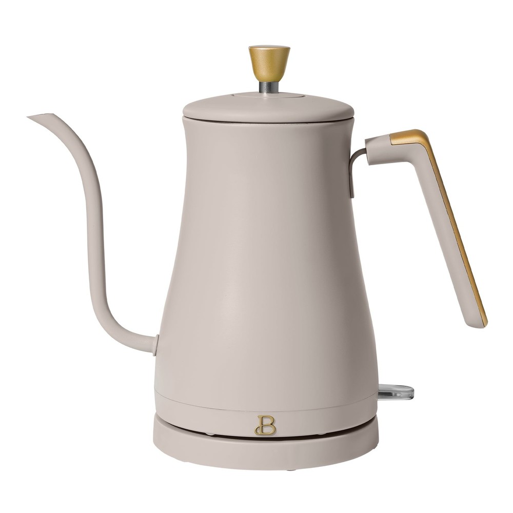 NEW 1-Liter Electric Gooseneck Kettle 1200 W, Porcini Taupe