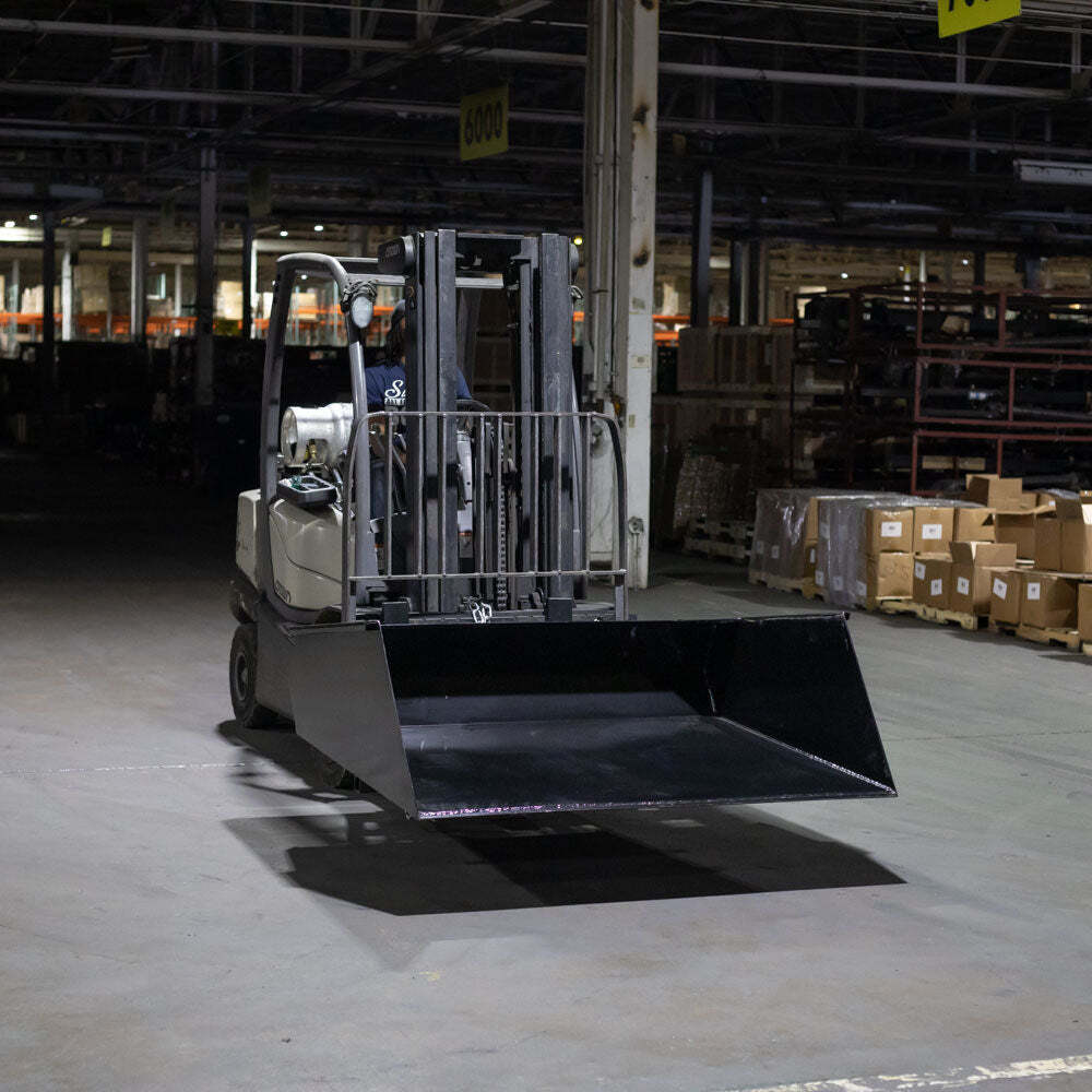 Titan Attachments Forklift Mounted Front Loading and Dumping Bucket