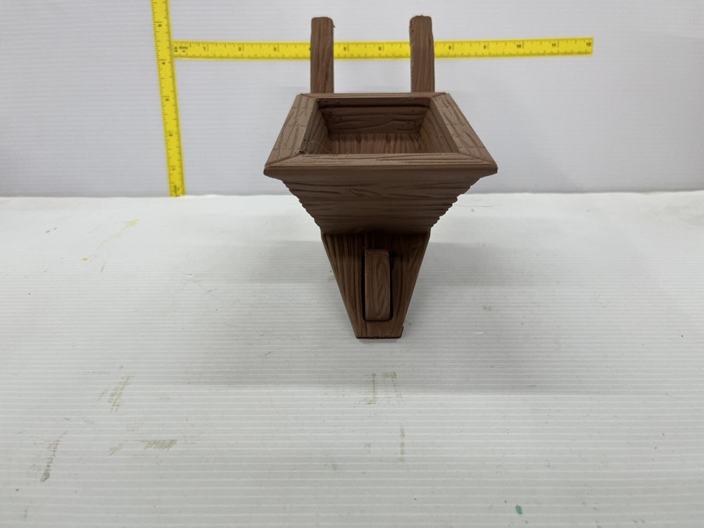 Wheel Barrow planter Brown