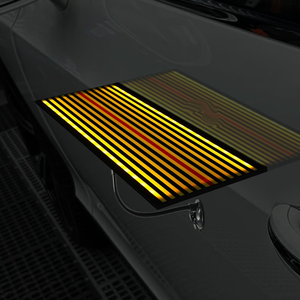 Dent Checking Reflector Board With LED Light Acrylic Car Dent Reflector Board