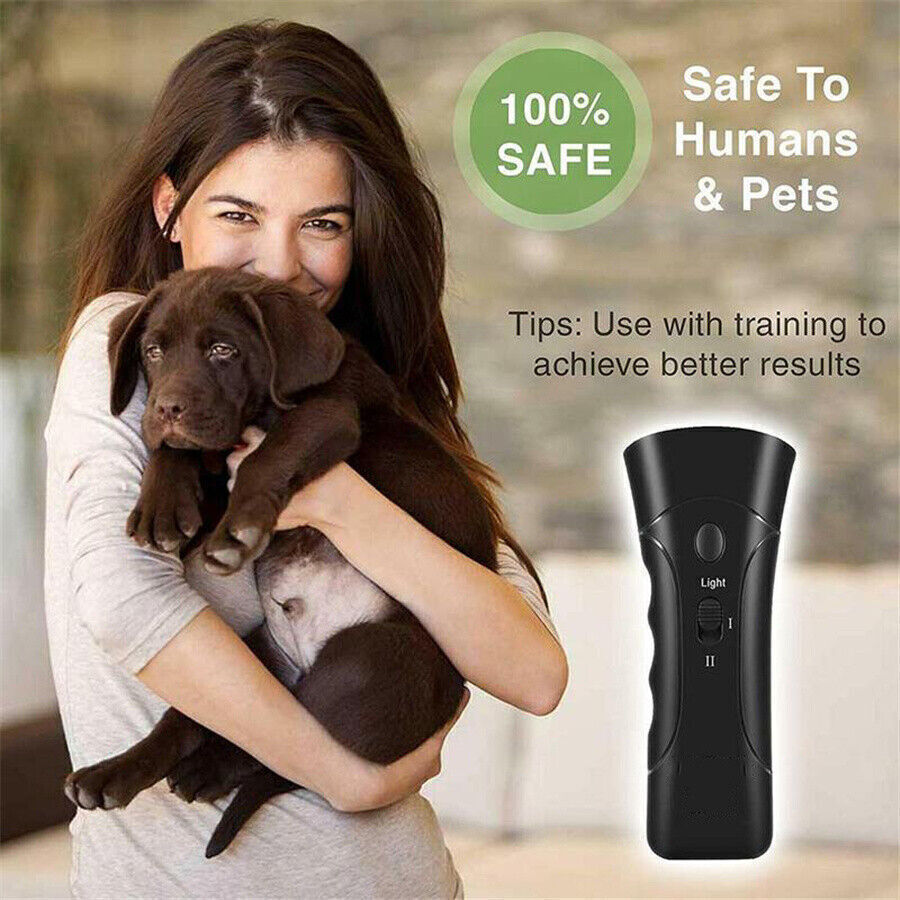 Ultrasonic Pet Dog Training Repeller Control Anti Barking Device Universal