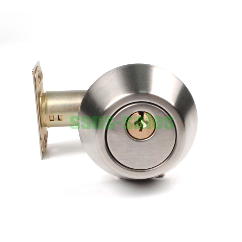 Single-sided locking Silver three keys door thickness 35–45 mm bedrooms/studies