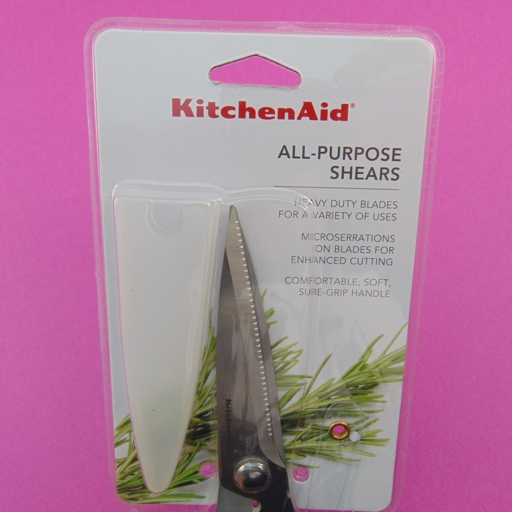 KitchenAid All-Purpose Kitchen Shears Utility Scissors Black Ergonomic Handle