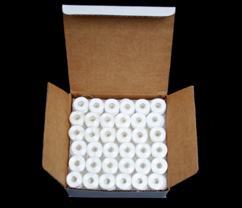 144 PREWOUND Class A Plastic BOBBINS MACHINE EMBROIDERY