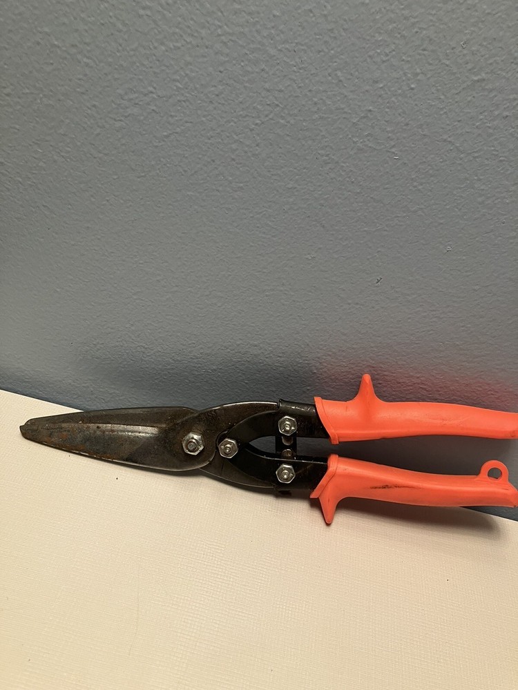 Wiss M-300 Orange Handle AVIATION CUT SNIPS SHEARS