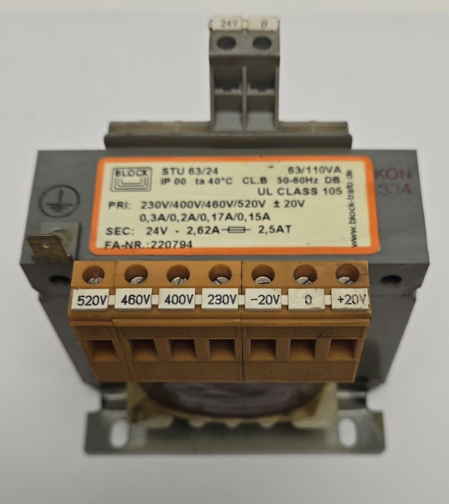 BLOCK TRANSFORMER STU 63/24.