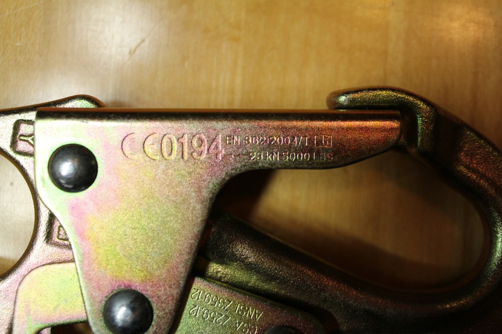 Double Locking Snap Hook - Never Used - Fall Protection - Rigging