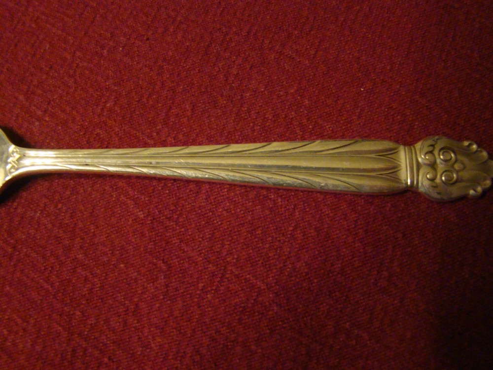 NATIONAL INTERMEZZO STERLING SILVER FORK NO MONOGRAM