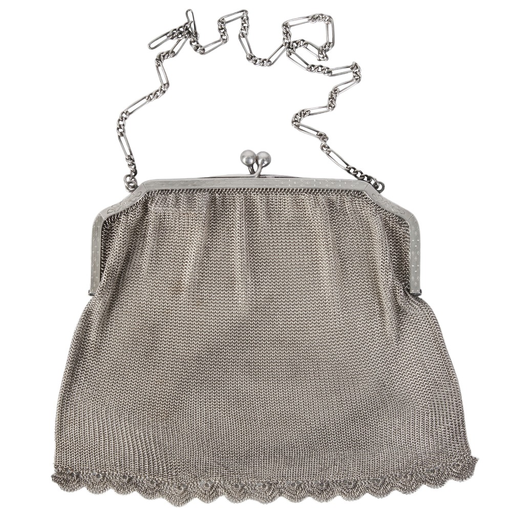Silver evening bag, Germany, 1929