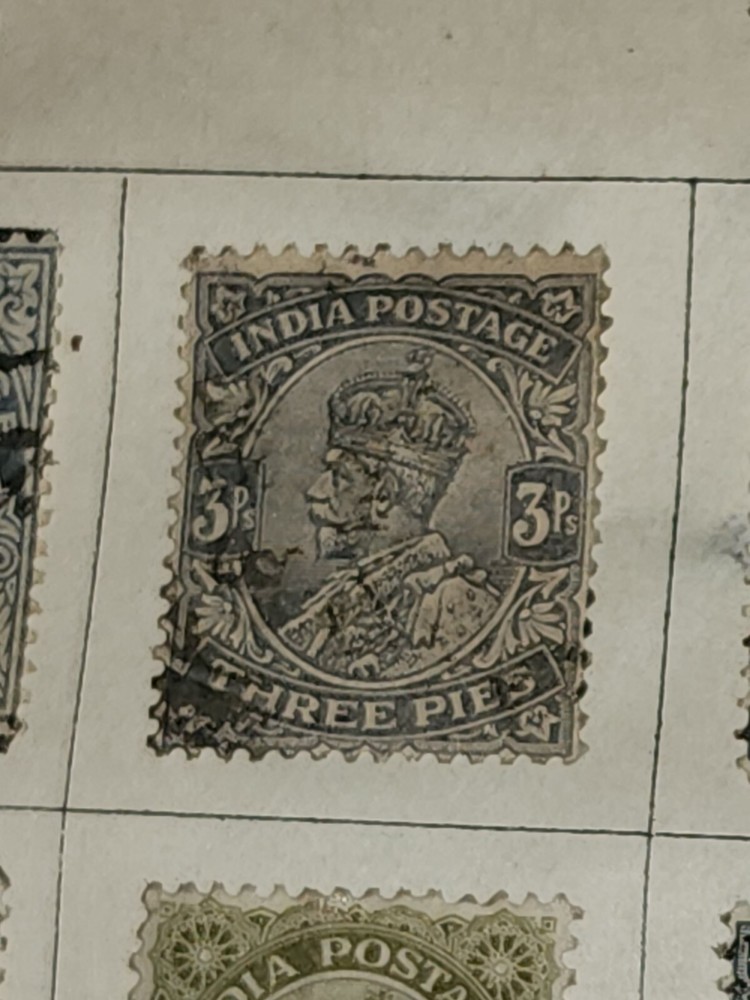 Foreign India 3p Stamp Used - #H393