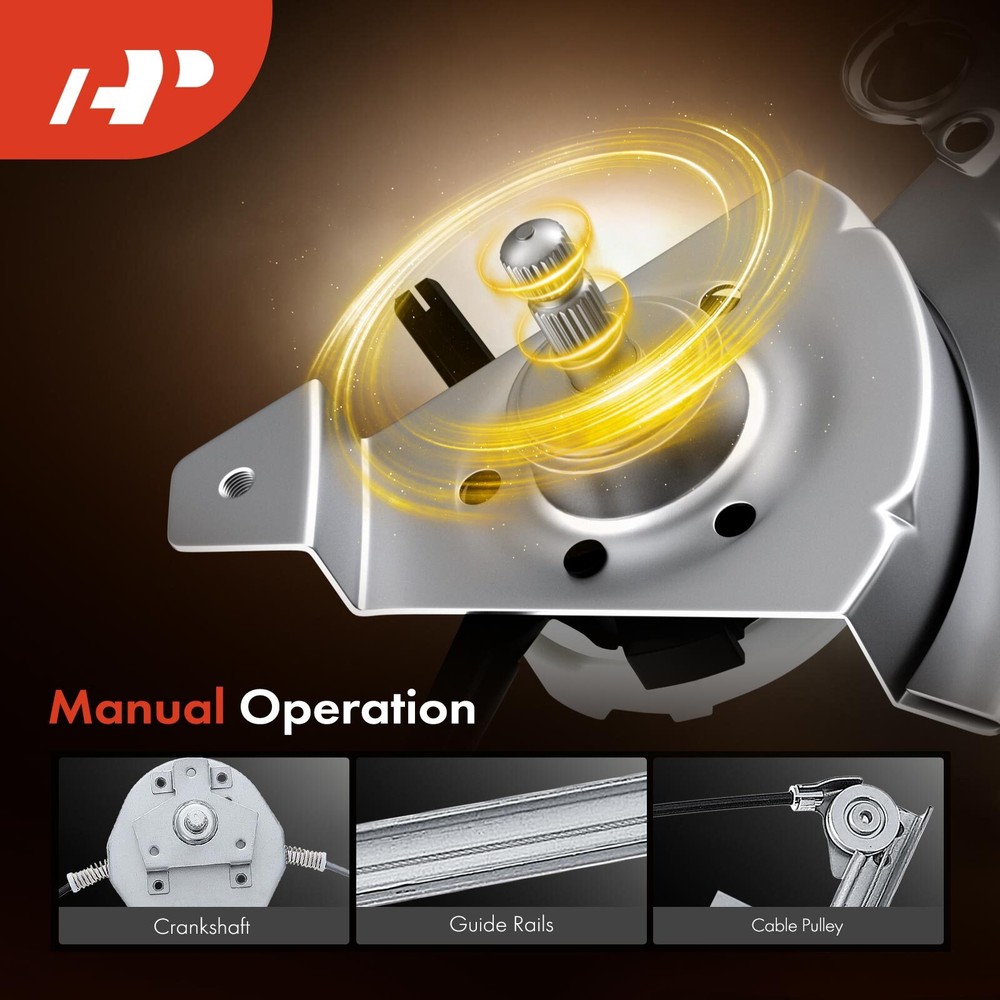A-Premium Front Driver Side Manual Window Regulator for Suzuki Sidekick 91-98