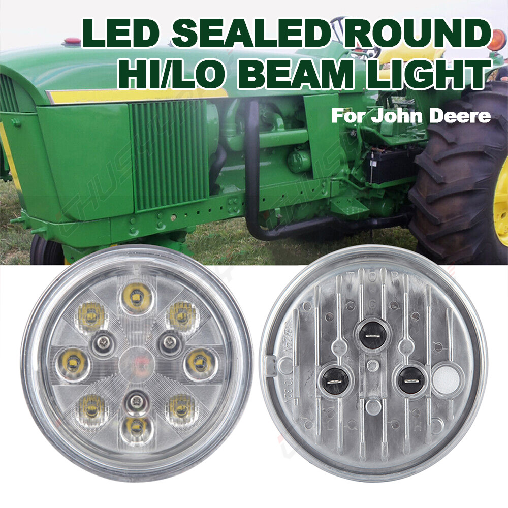 2PC LED Work Lights Coversion Bulb Kit For Deere 4030 4230 4430 4630+