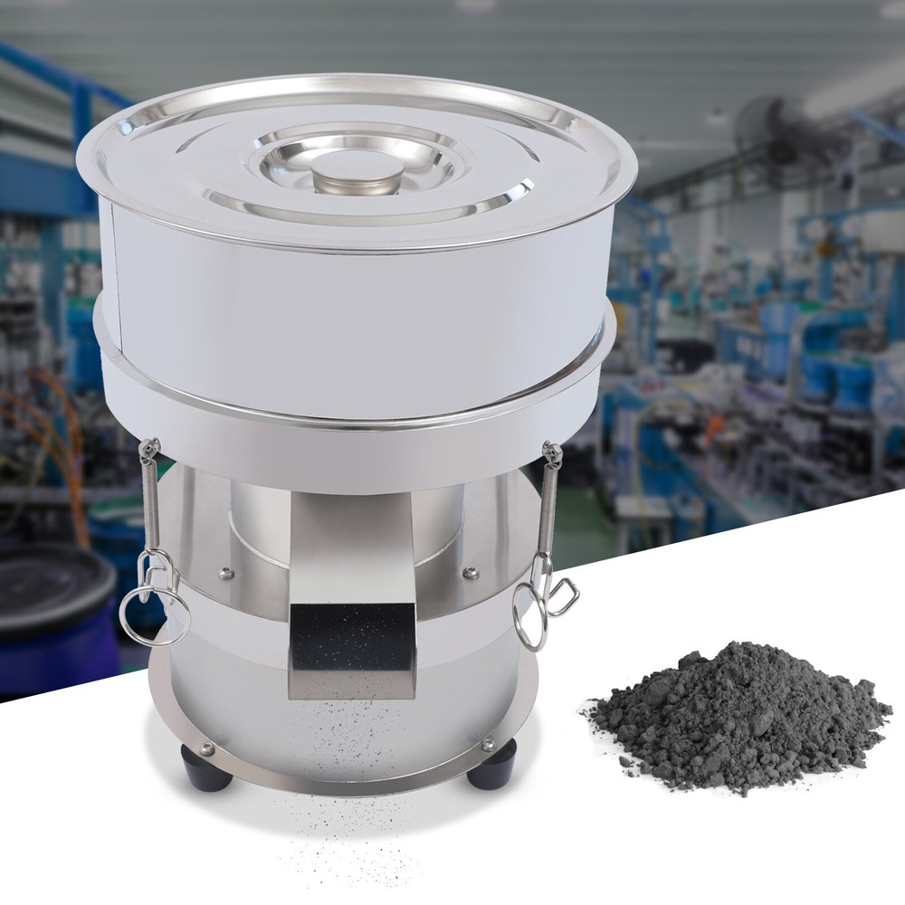 Automatic Sieve Shaker Electric Screening Vibrating Machine+Mesh Flour Sifte