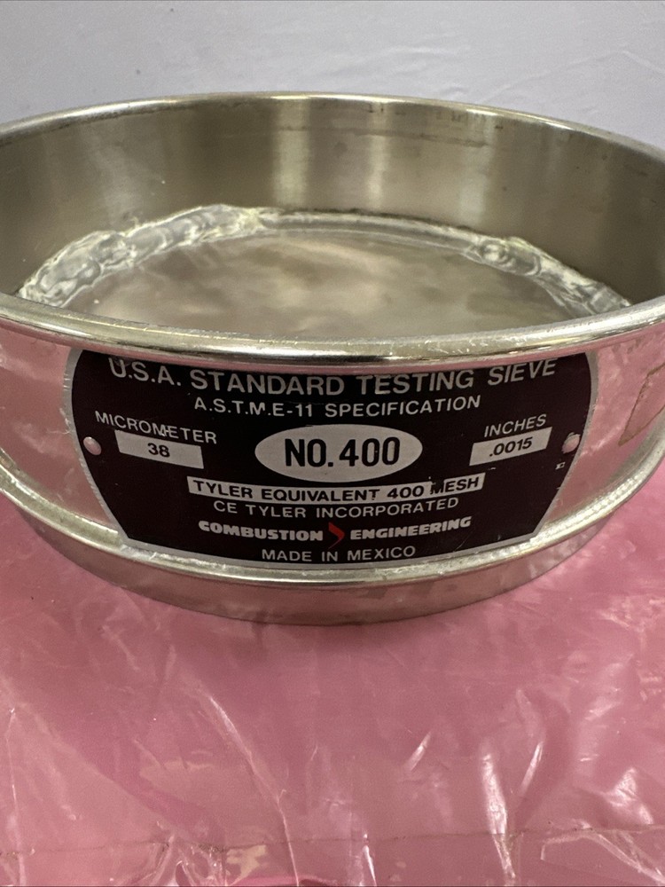 Combustion Engineering- No. 400 - Standard Testing Sieve - 38 Micrometer