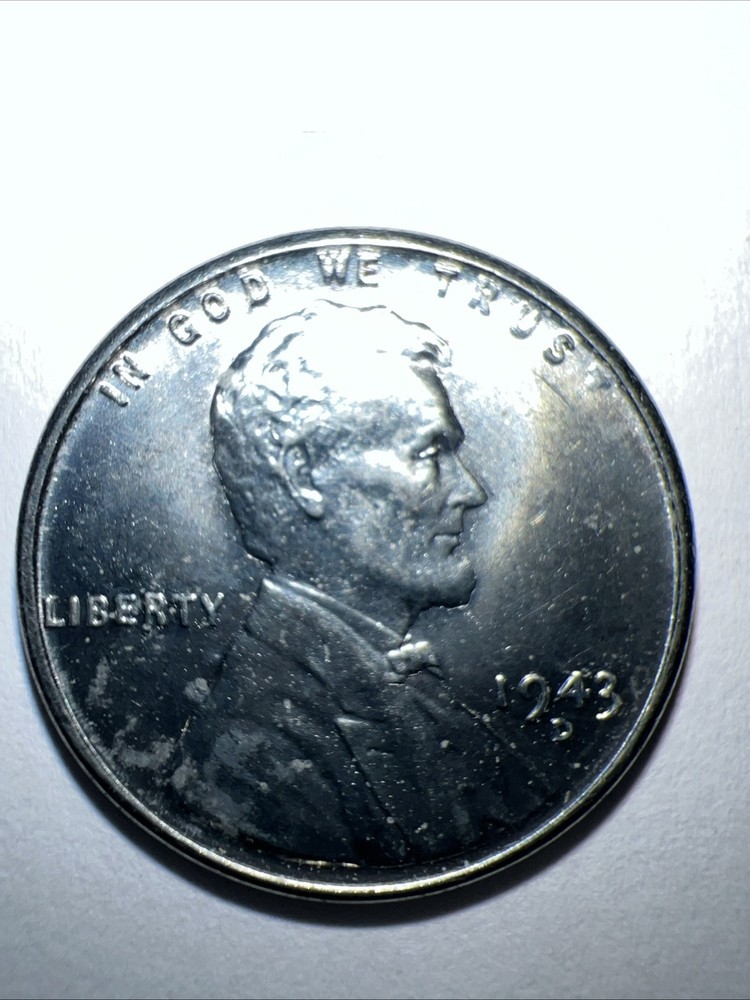 1943 D Steel Wheat Cent Very Fine