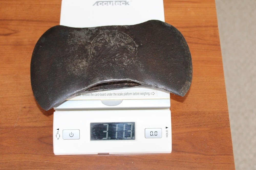 Vintage CAYUGA Double Bit Axe Head