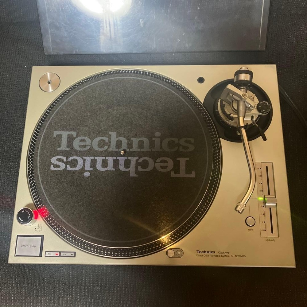 Technics SL-1200MK5 Silver Direct Drive Turntable Tested Scratch DJ Working