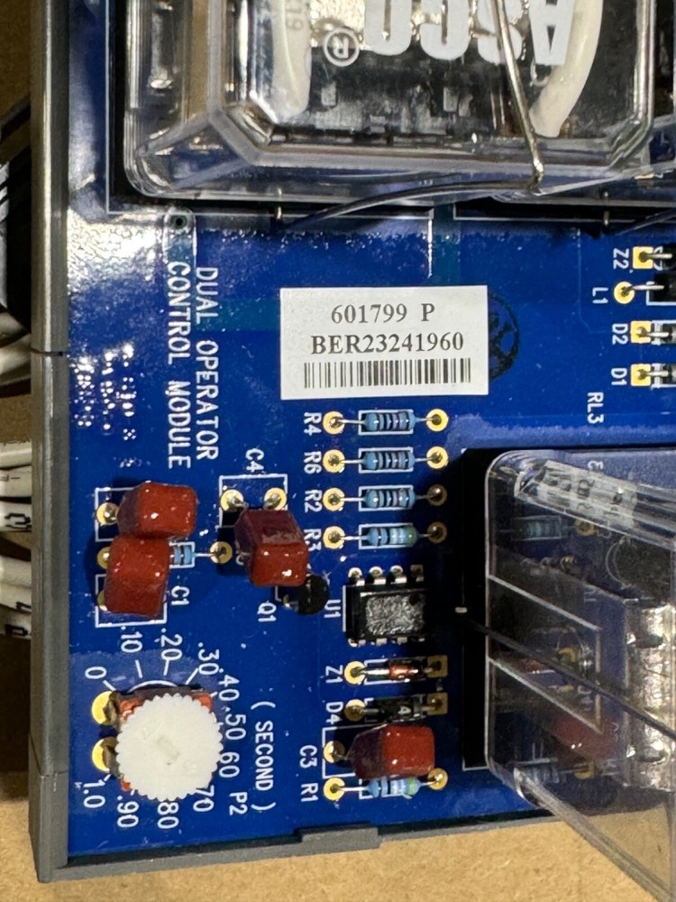 NEW DUAL OPERATOR CONTROL MODULE ASCO 601799 P