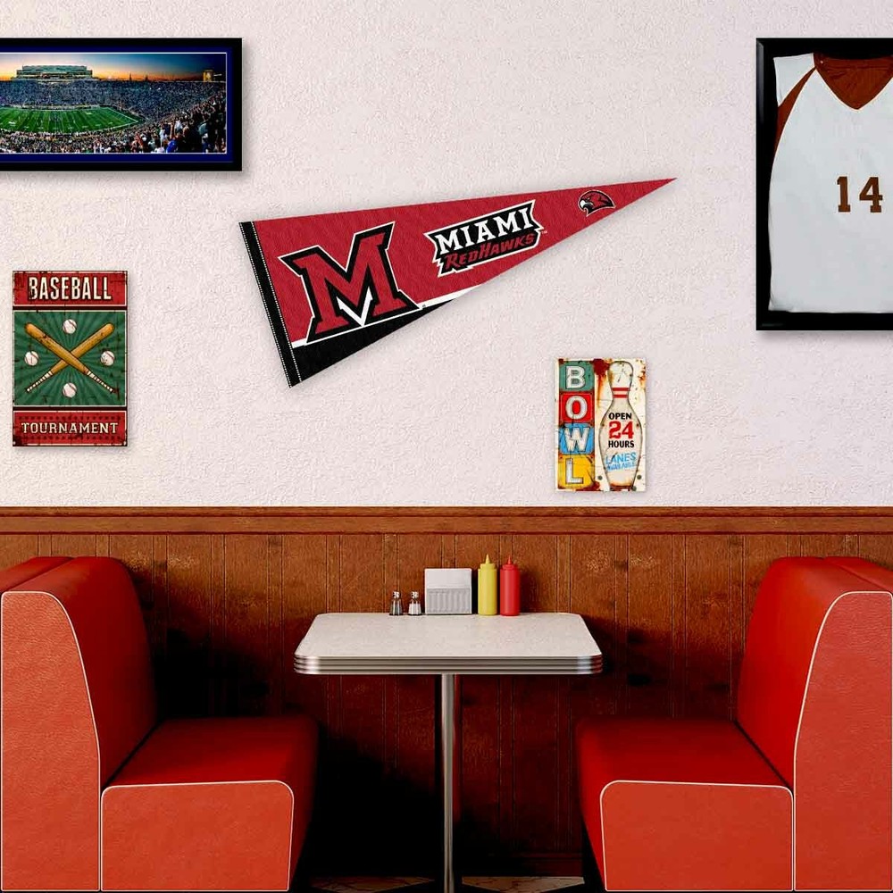 Miami University 12x30 Felt Pennant