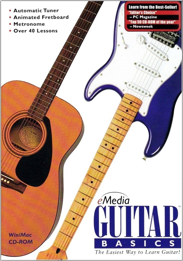 eMedia Guitar Basics v3 - Easiest Way Learn Play PC Windows Software Sealed New