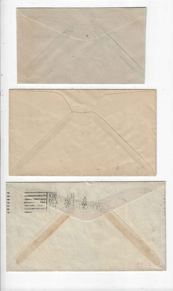FDC's # 614-16 -- Huguenot Walloon