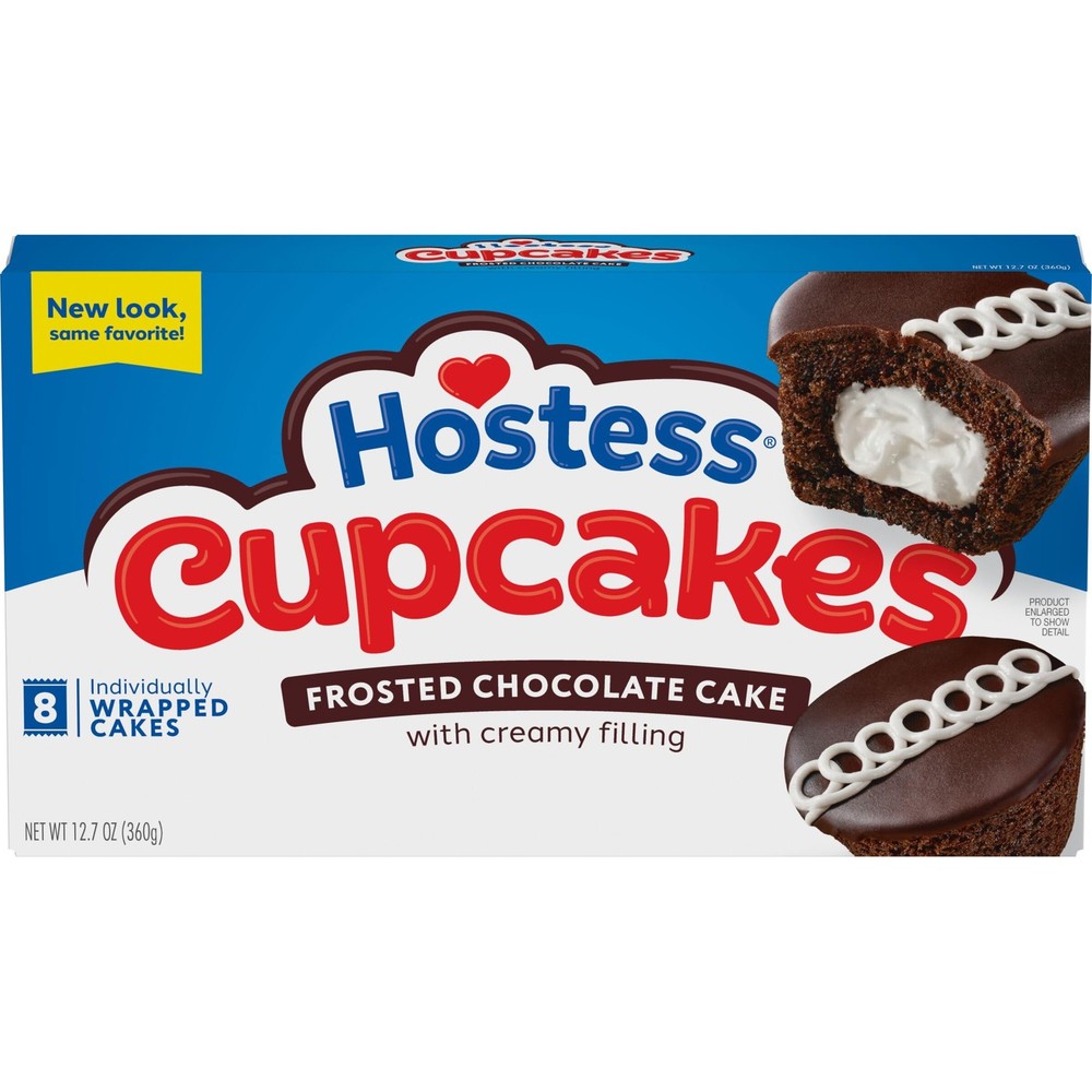 Chocolate Cupcake Multi-Pack, 8 Count - 1.59 Oz Cakes, Perfect Snack