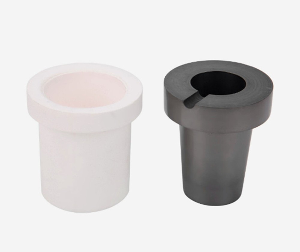 Graphite Crucible + Quartz Crucible Jacket Kit Gold&Silver Melting Refining Tool