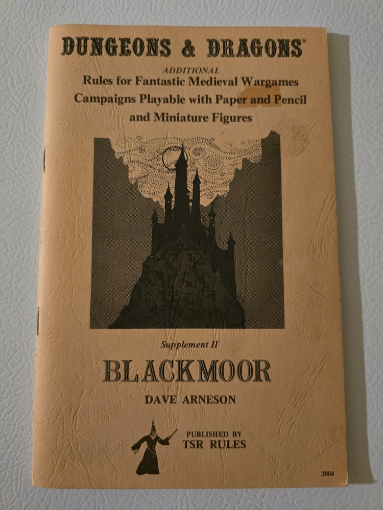 Dungeons & Dragons Supplements I, II, III, & IV published by TSR