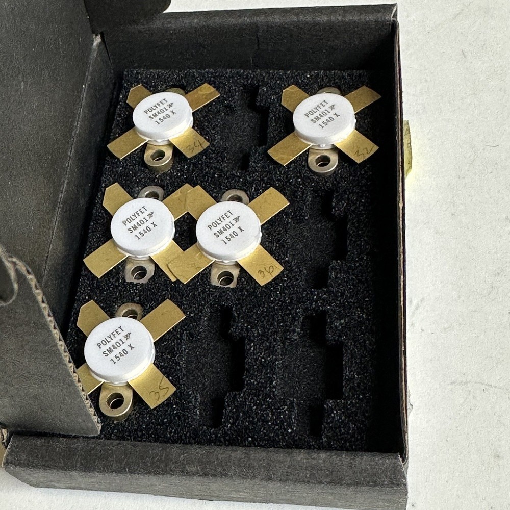 Polyfet RF Devices RF Power Transistor SM401 (5 Available) NOS