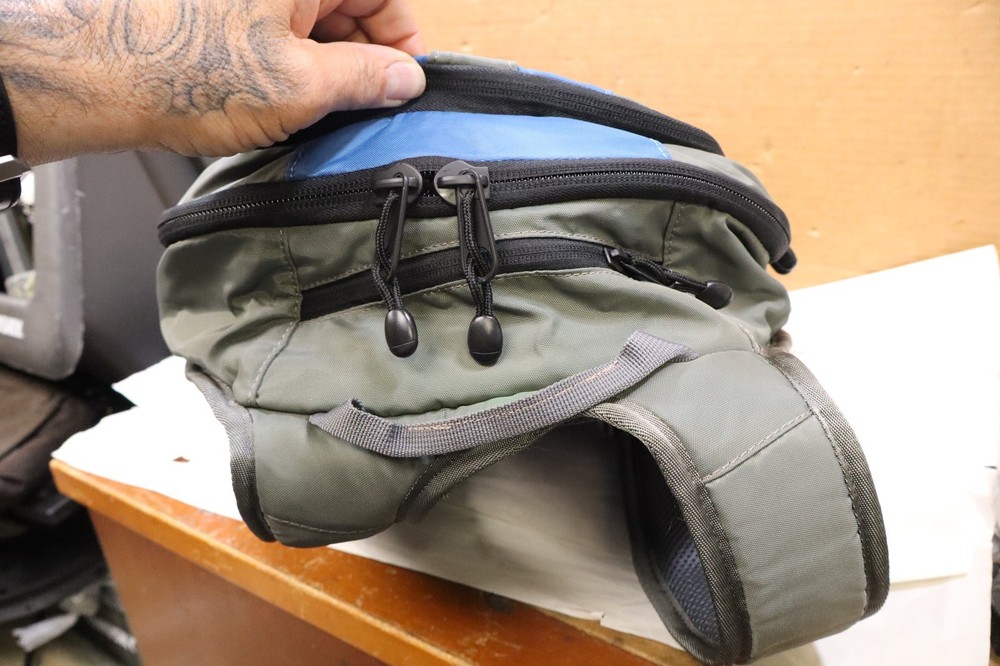 Ivar Revel Backpack Blue & Gray Excellent