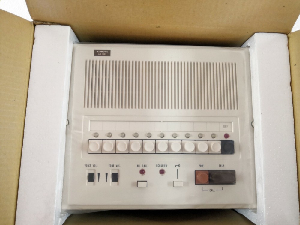 New Aiphone LAF-10BS 10 Call Master Semi Flush Mount Intercom System