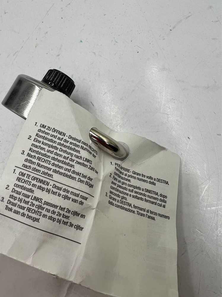 Master Lock Combination Padlock 1525STK, Steel