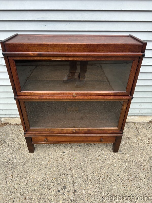 Beautiful Antique Stacking Globe Wernicke Bookcase Display Cabinet
