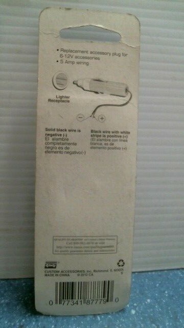 Custom Accessories Replacement Accessory Plug (87779) FS
