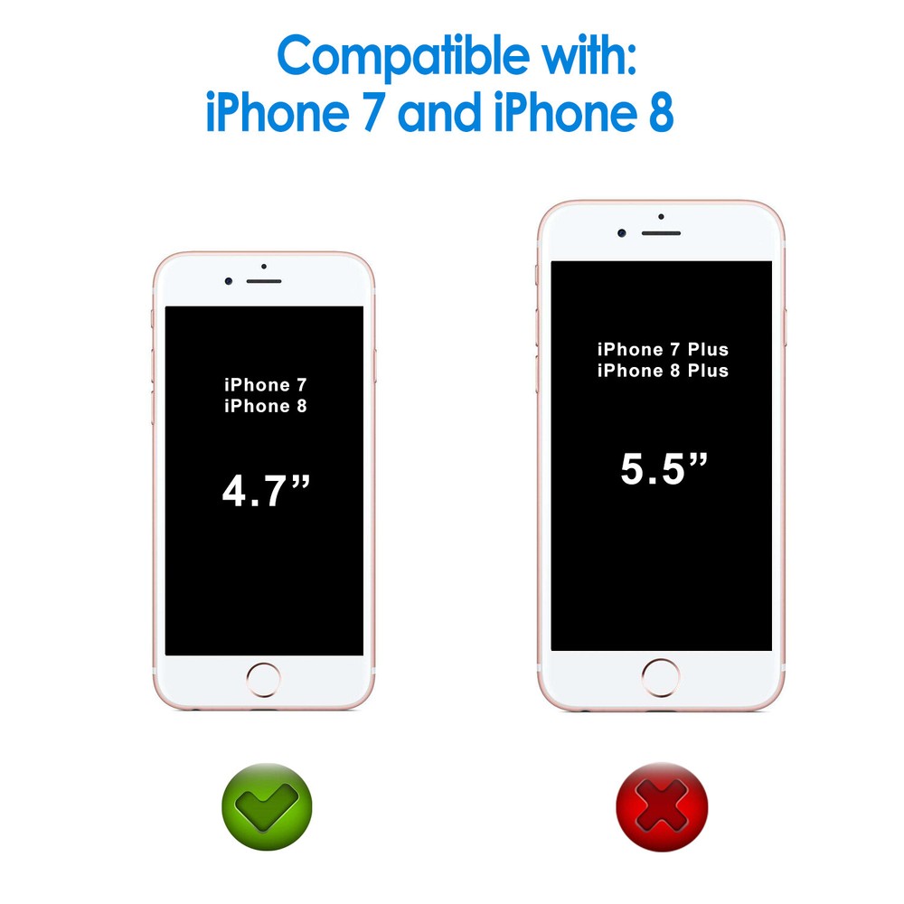 JETech Screen Protector for iPhone 8/7 4.7-Inch Tempered Glass 2-Pack