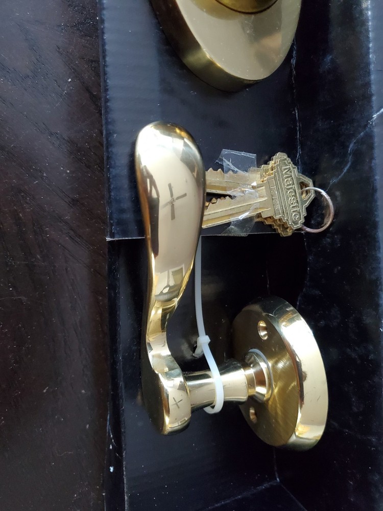 Solid Brass Entrance Handleset Model # 5000