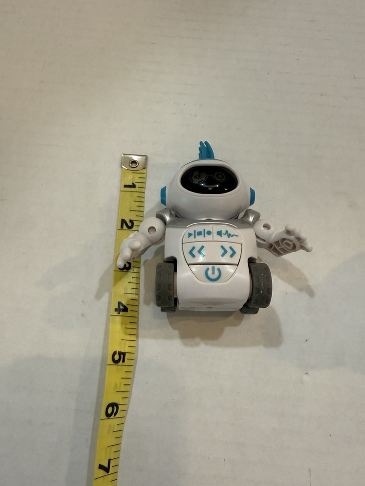 HEXBUG MoBots Ramblez Voice Changing Sidekick Blue~Lights, Sounds Robot Tested
