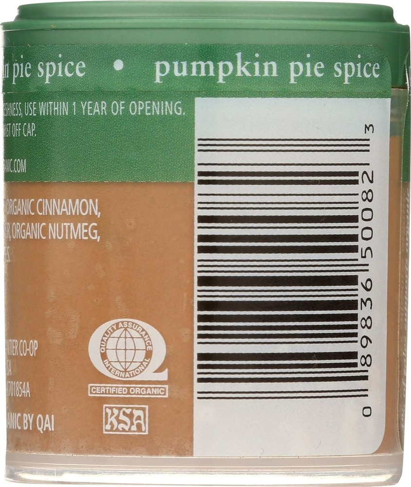 Organic Mini Pumpkin Pie Spice-0.46 Oz