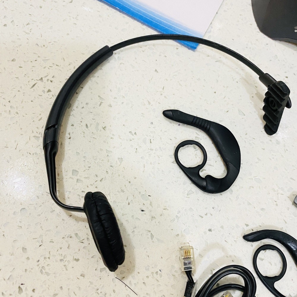 Plantronics CS50 Wireless Office Headset System Tested Works Nice Condition