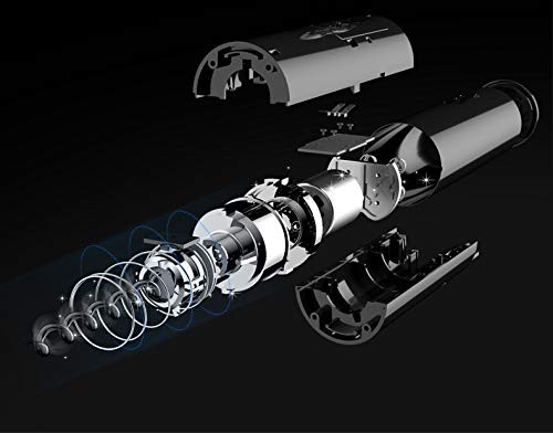 Exptolii Electric Wine Opener, Automatic Bottle Corkscrew with Battery-Black