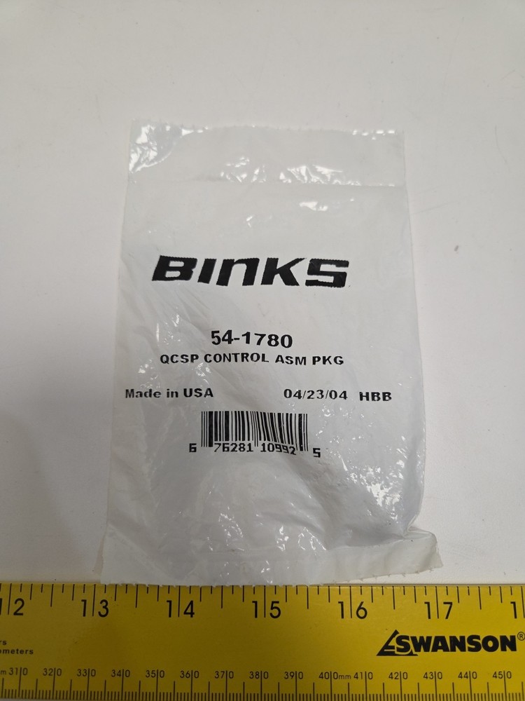 Binks 54-1780 Quick Change Side Port Control Assembly