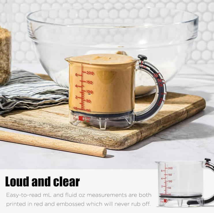 All-in-1 Adjustable Measuring Cup 4-In-1 Multi-Functional Measuring Cup