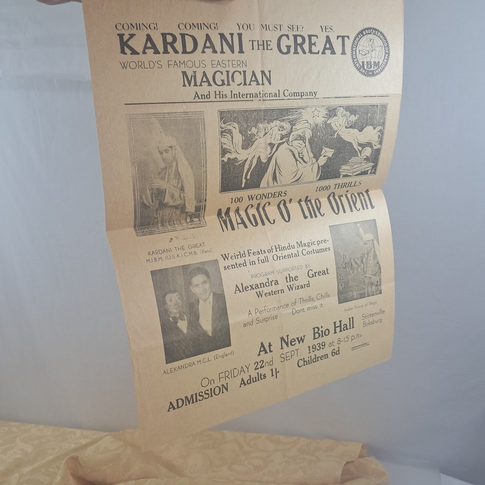 Magic Vintage Collectable Kardani The Great Broadside