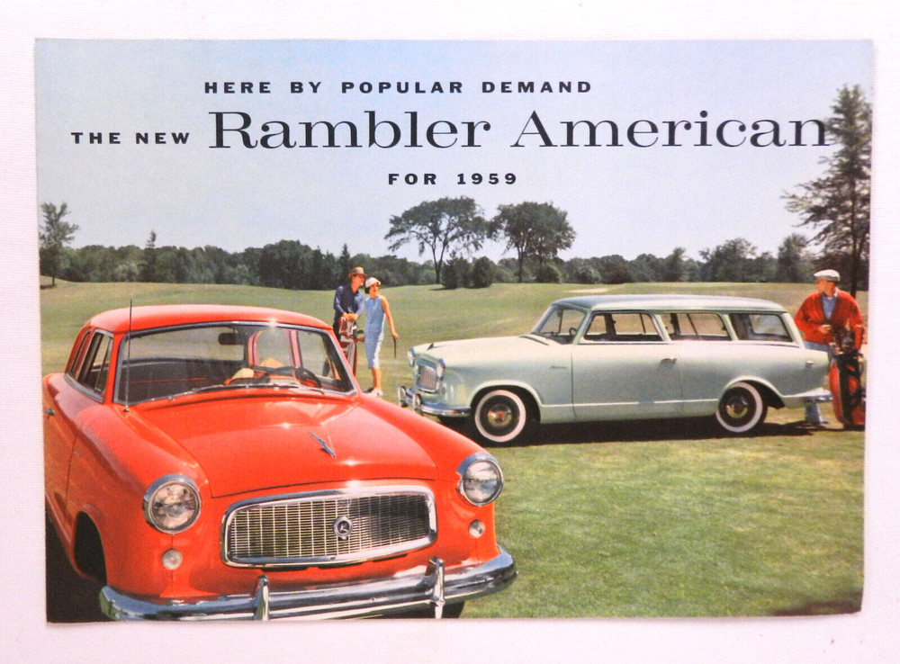 1950's Rambler Car Auto Brochure Lot