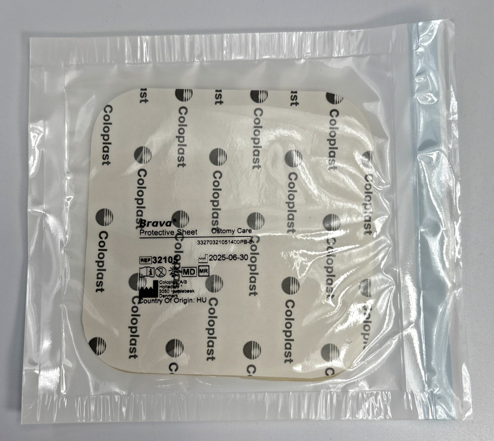 8 Coloplast 032105 Brava® Protective Sheets 4" x 4" Exp 2028