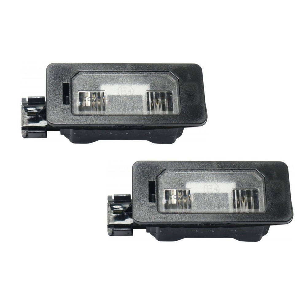 For BMW 335is 2011-2013 License Light Assemblies Driver and Passenger Side Pair