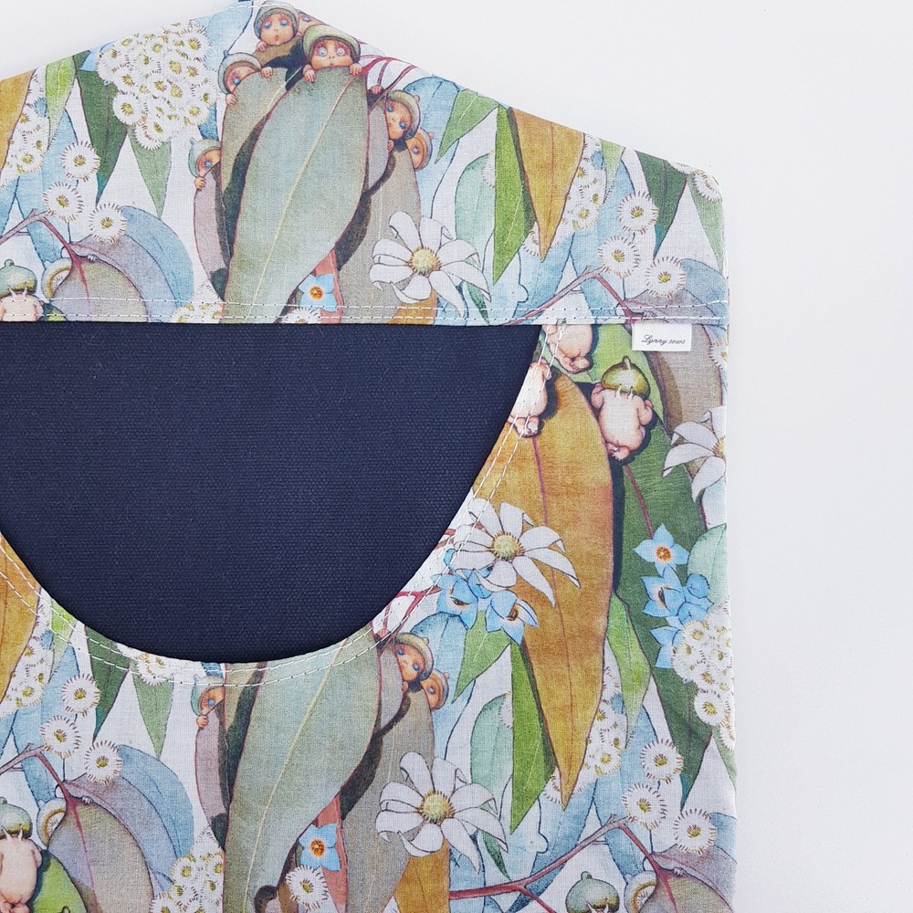 Peg Bag Handmade Snugglepot & Cuddlepie Leaf Lined Laundry Clothes Peg Holder
