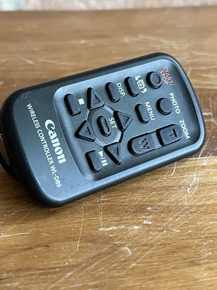 Canon WL-D89 Wireless Controller Remote Control - New Battery.  WORKS!
